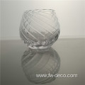 custom clear glass jars for candle holder